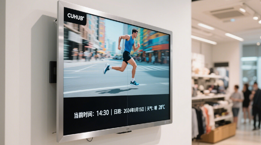 Eleva la visibilità con i display pubblicitari intelligenti di Cuhub