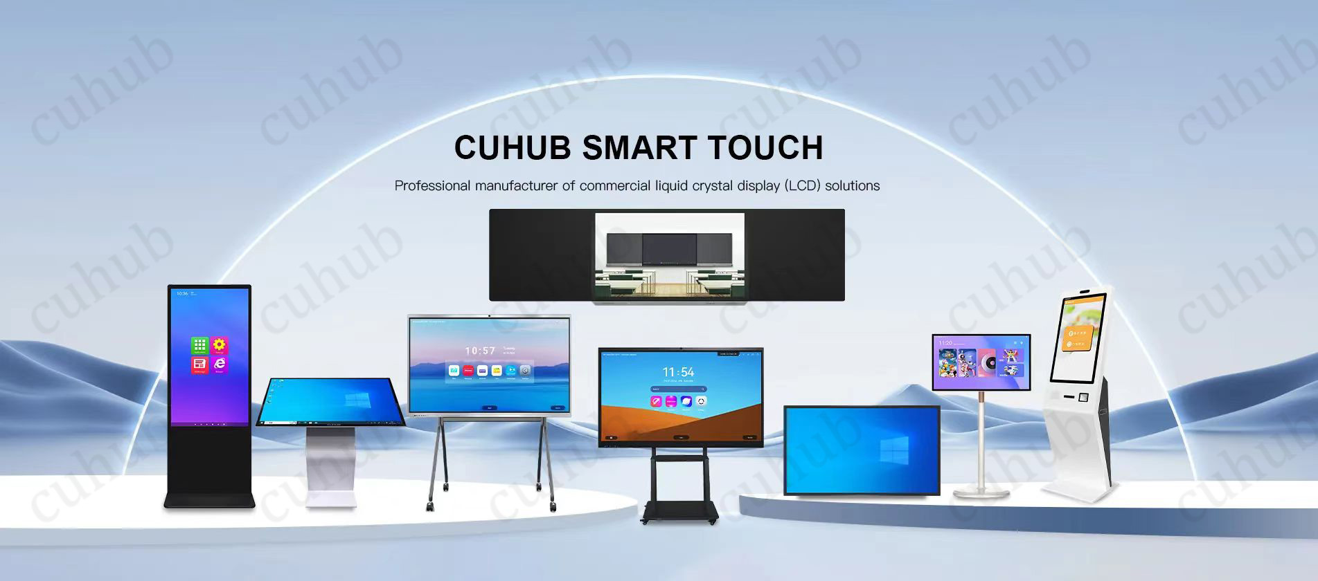 Pannello piatto interattivo CuHub: tecnologia di fusione con design incentrato sull'uomo per collaborazione più intelligente